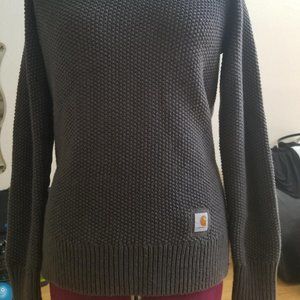 Gray Carhartt crew neck women's sweater size small